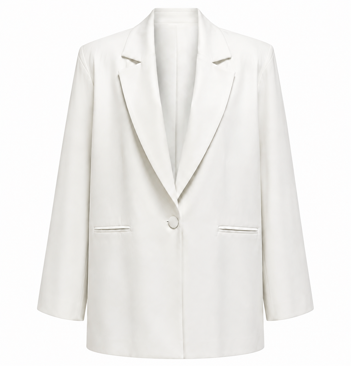 Ekru blazer ceket - Görsel 3